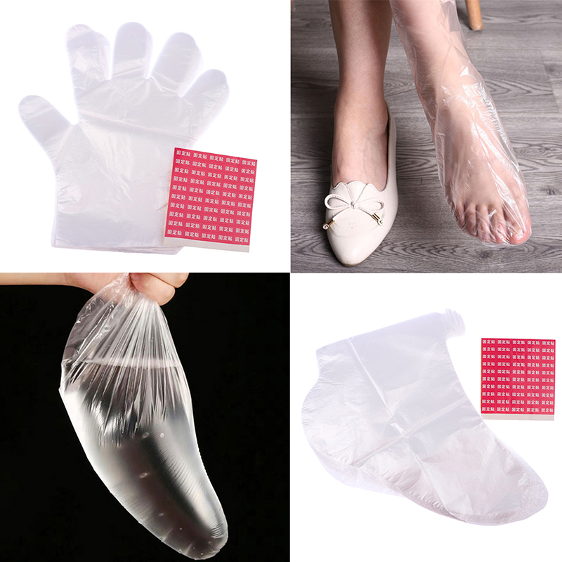 100Pcs Disposable PE Empty Glo - огляд і ціна Dust Shoe Cnc