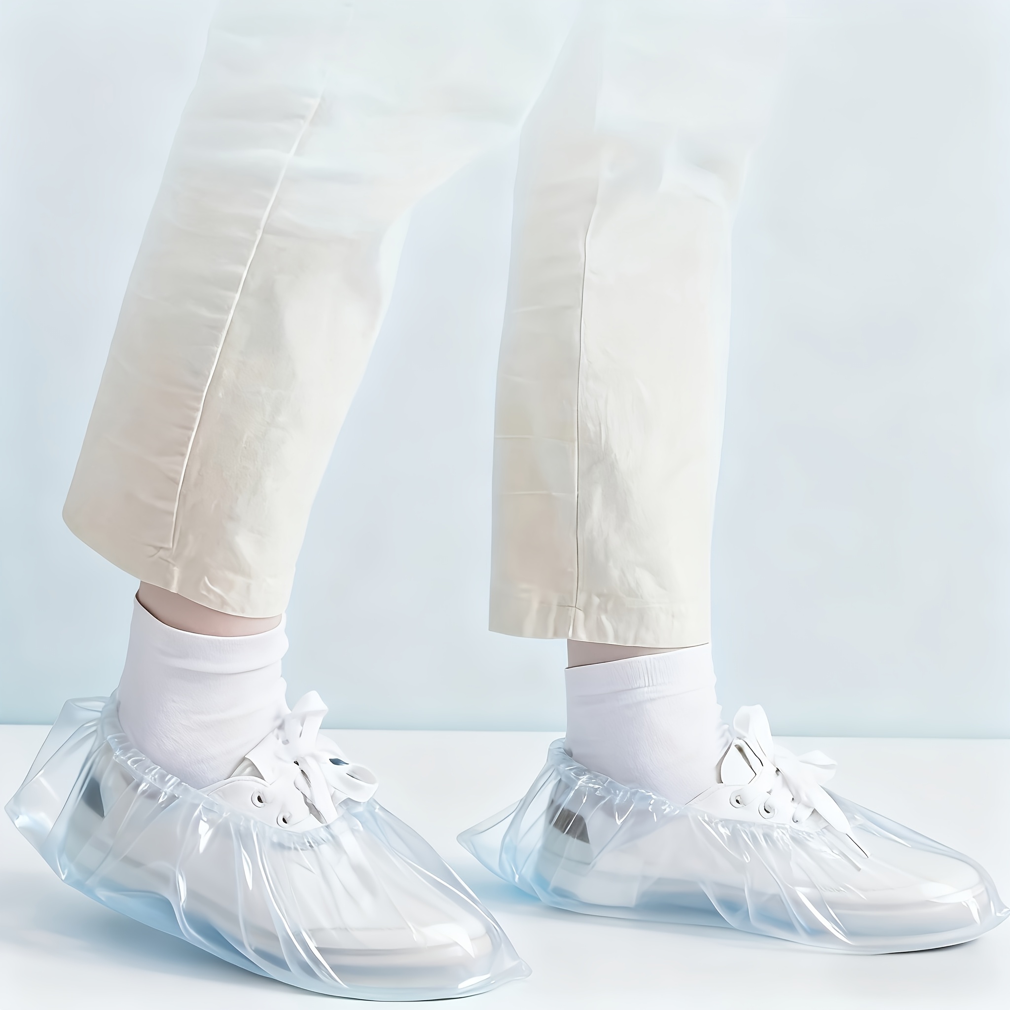 200pcs Disposable Plastic Shoe - огляд і ціна Dust Shoe Cnc