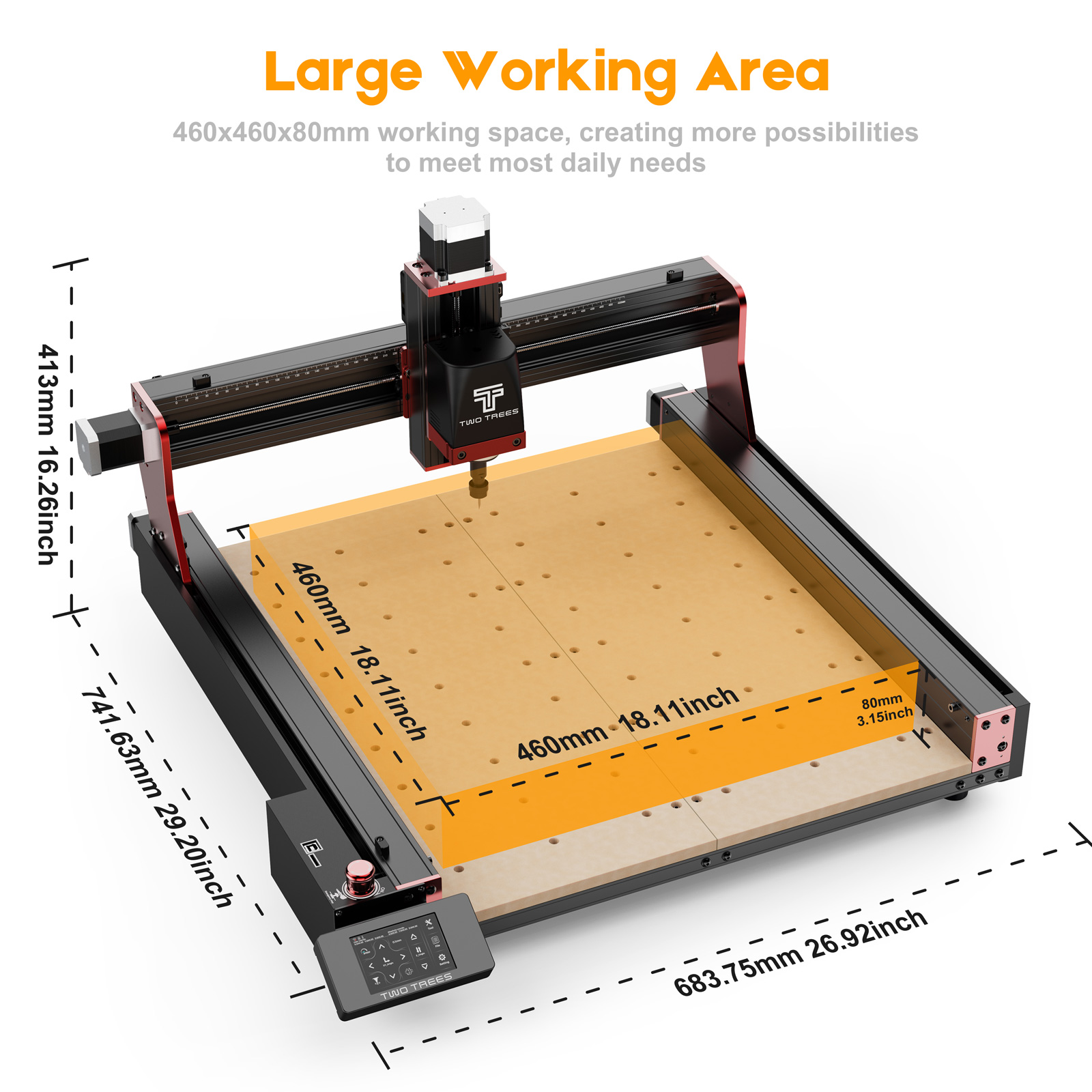 TWOTREES TTC450 pro CNC woodwo - огляд і ціна Limit Switch Cnc