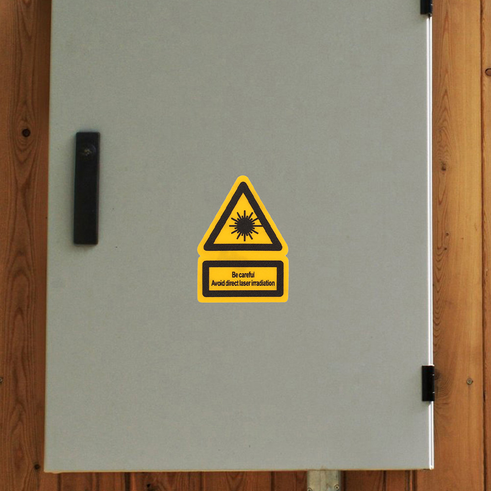 2Pcs Laser Warning Labels Stro - огляд і ціна Industrial Laser