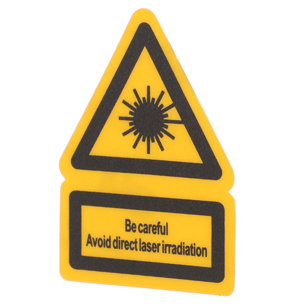 2Pcs Laser Warning Labels Stro - огляд і ціна Industrial Laser