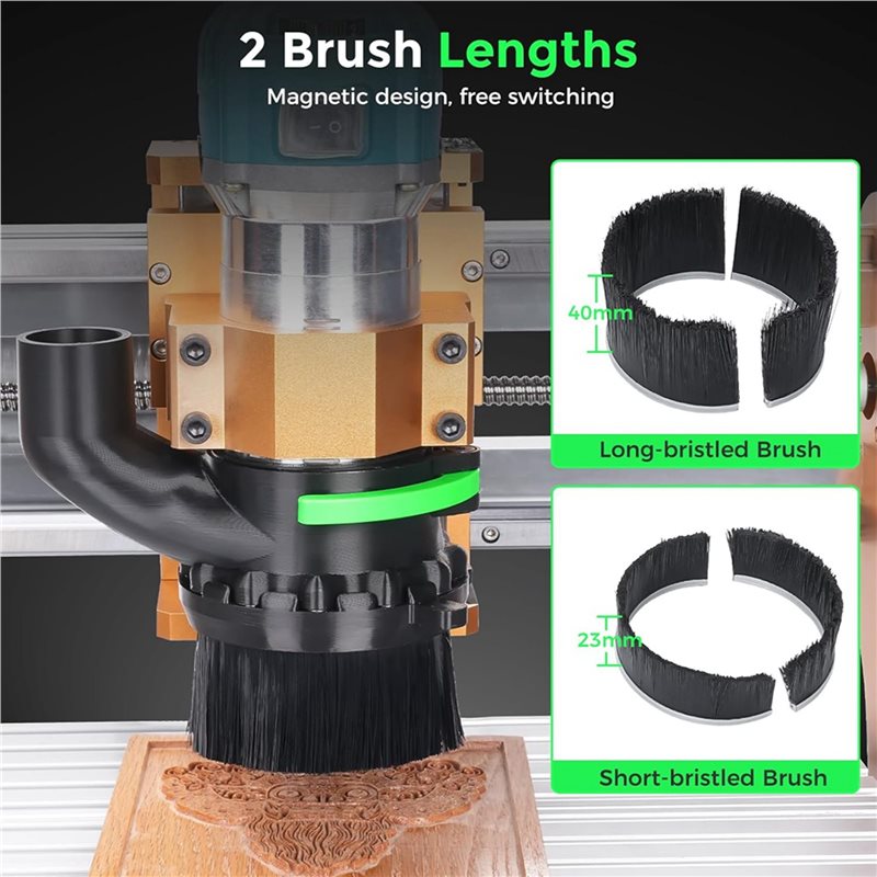 ABLJ 2Pcs 65Mm & 69Mm Diameter - огляд і ціна Dust Shoe Cnc