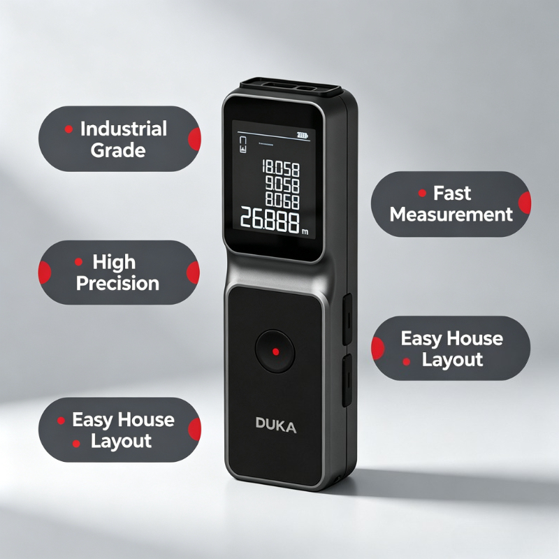 DUKA LSA Laser Range Finder In - огляд і ціна Industrial Laser Measuring Device