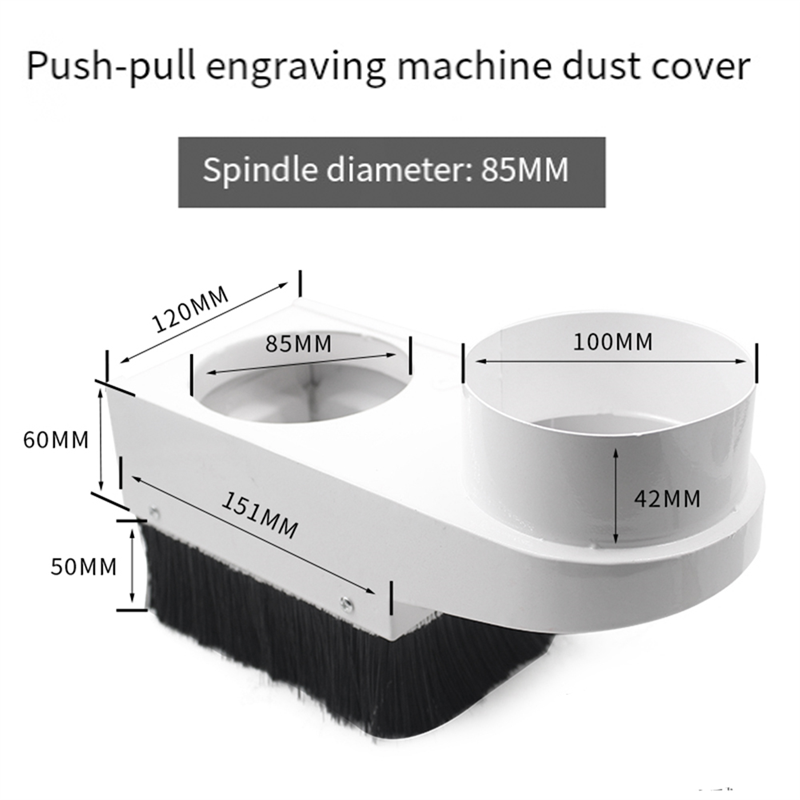CNC Router Dust Collector Shoe - огляд і ціна Dust Shoe Cnc