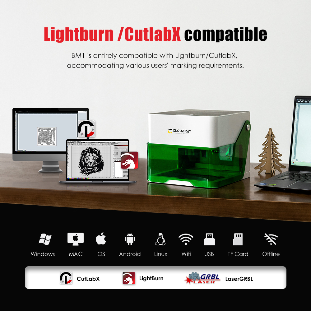 Cloudray 5000mw CNC Mini Laser - огляд і ціна Industrial Laser Tool