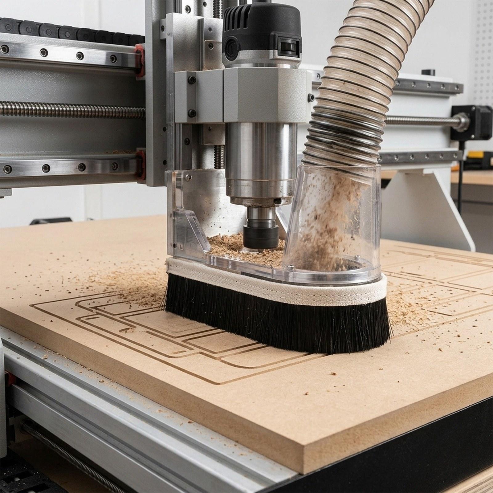 CNC Vacuum Brush Replace for R - огляд і ціна Dust Shoe Cnc