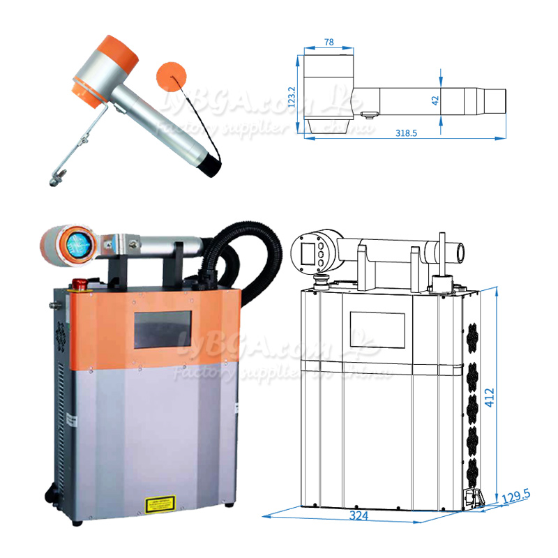 LY-LCG100A 100W Pulsed Laser C - огляд і ціна Industrial Laser