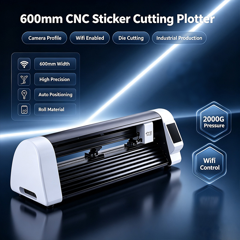600mm CNC Laser Sticker Cuttin - огляд і ціна Industrial Laser