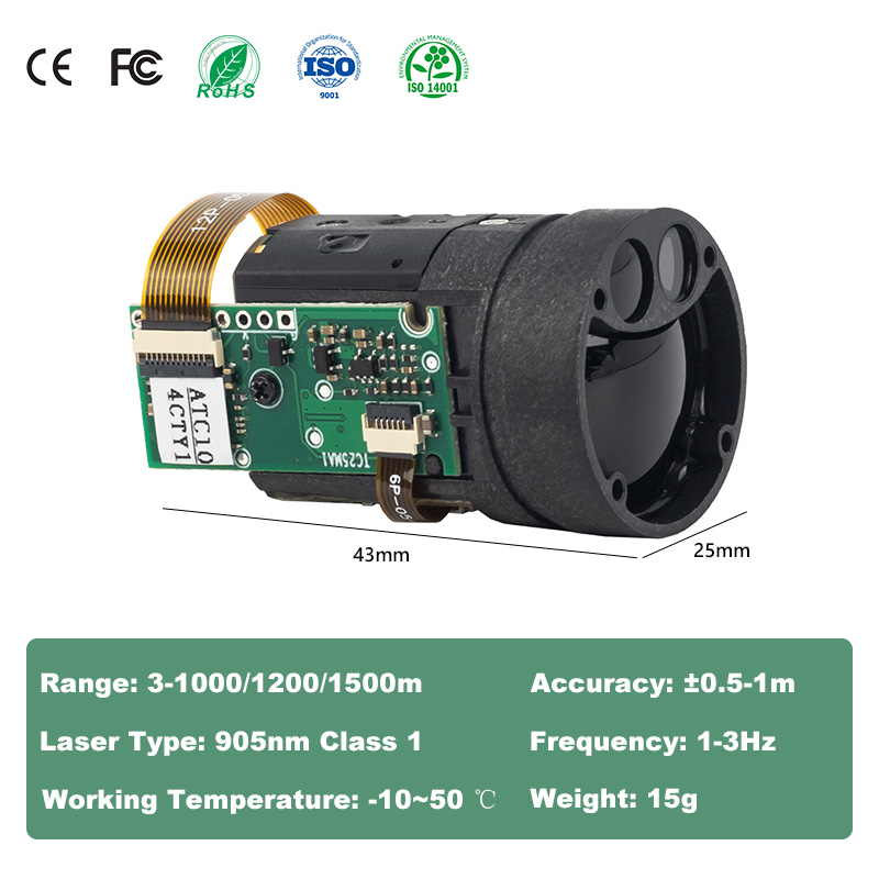 Light Weight 1000m Night Visio - огляд і ціна Industrial Laser Measuring Device